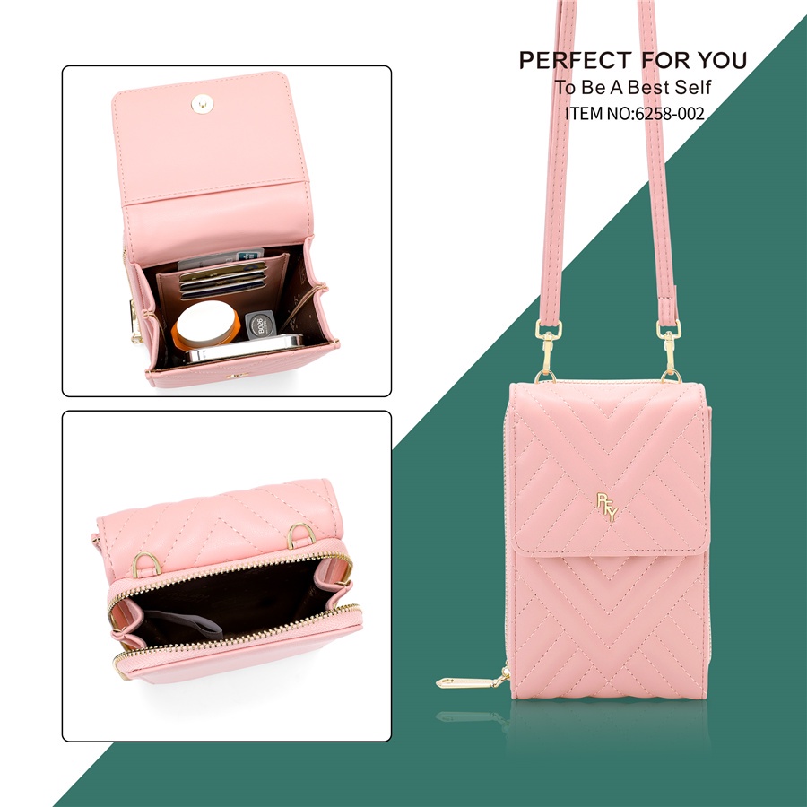 Túi ĐựNg ĐiệN ThoạI Đeo ChéO Mini túi đeo vai nữ túi xách tay với dây đeo vai có thể điều chỉnh Perfect For You 6258-002