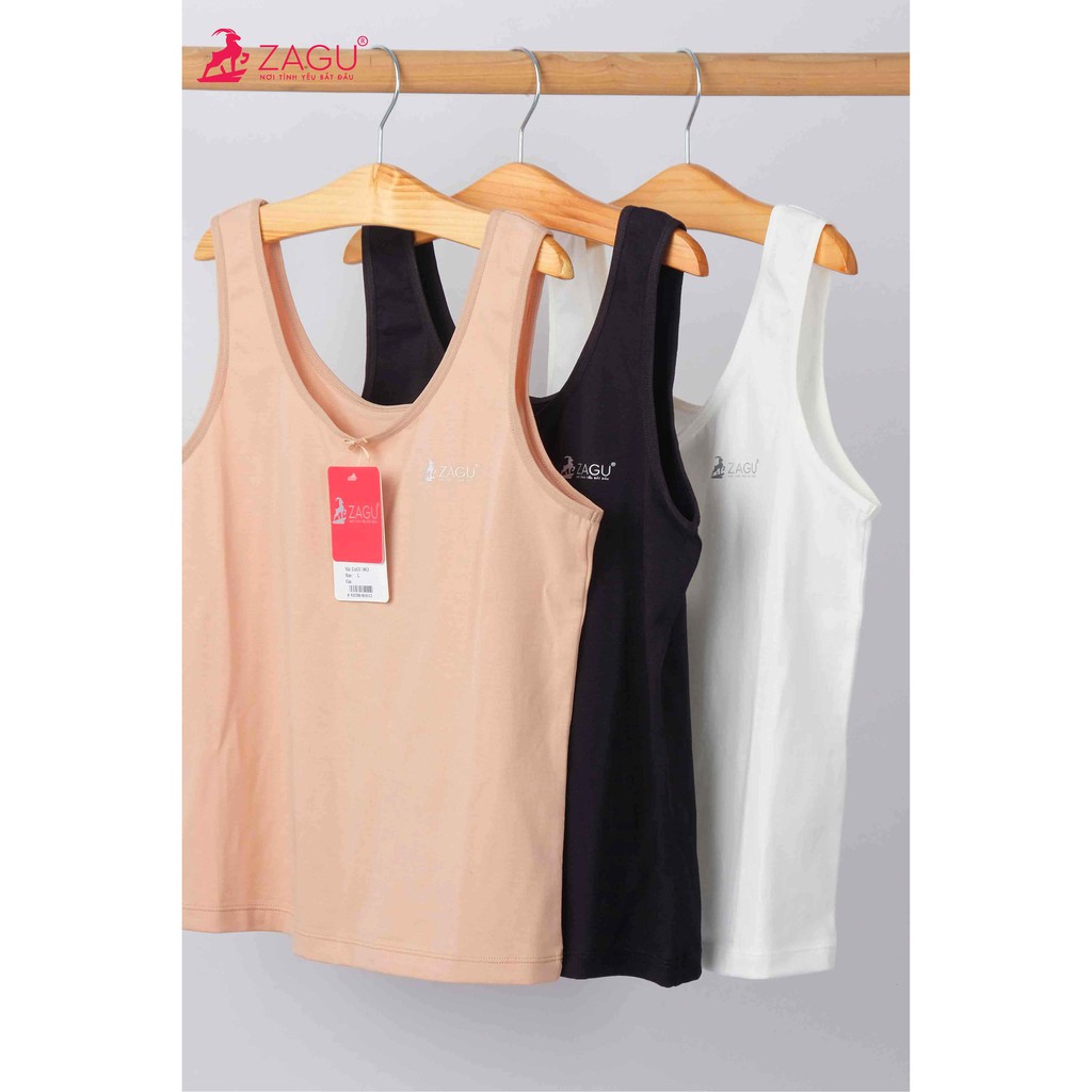 Áo lá mặc áo dài Zagu 1813 bản vai lớn chất liệu Cotton 4 chiều