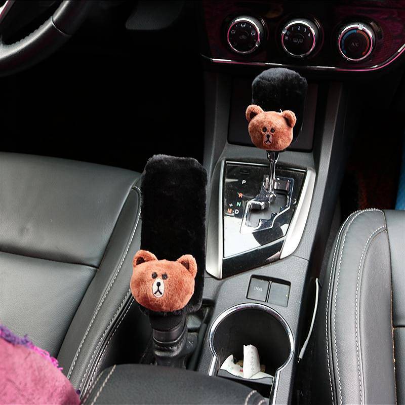 Vỏ Bọc Cần Gạt Số Xe Hơi Họa Tiết Hoạt Hình Dễ Thương