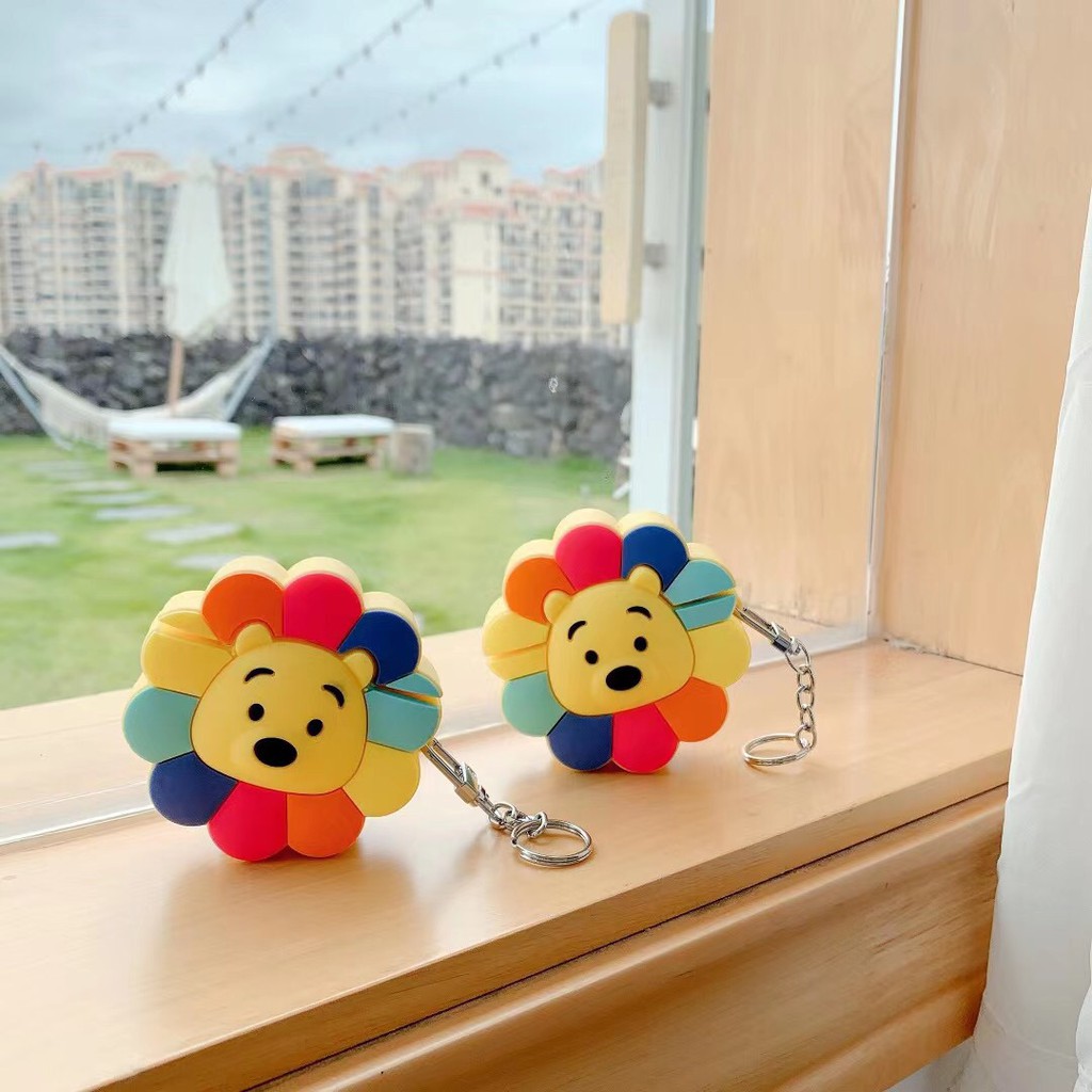 Disney Vỏ Bảo Vệ Hộp Sạc Tai Nghe Airpods 1 / 2 / Pro Hình Gấu Pooh / Hoa Hướng Dương Xinh Xắn | BigBuy360 - bigbuy360.vn