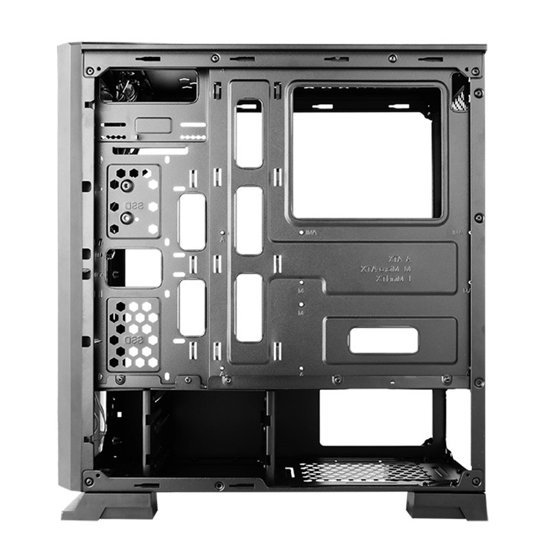 Vỏ Case SAMA Jazovo plus XII sẵn 3 Fan RGB hỗ trợ main ATX