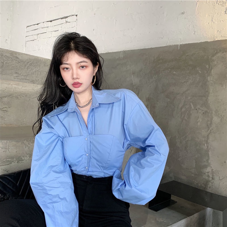 Áo Sơ Mi Thiết Kế Mới Cao Cấp Thời Trang Mùa Xuân Thu Dành Cho Nữ