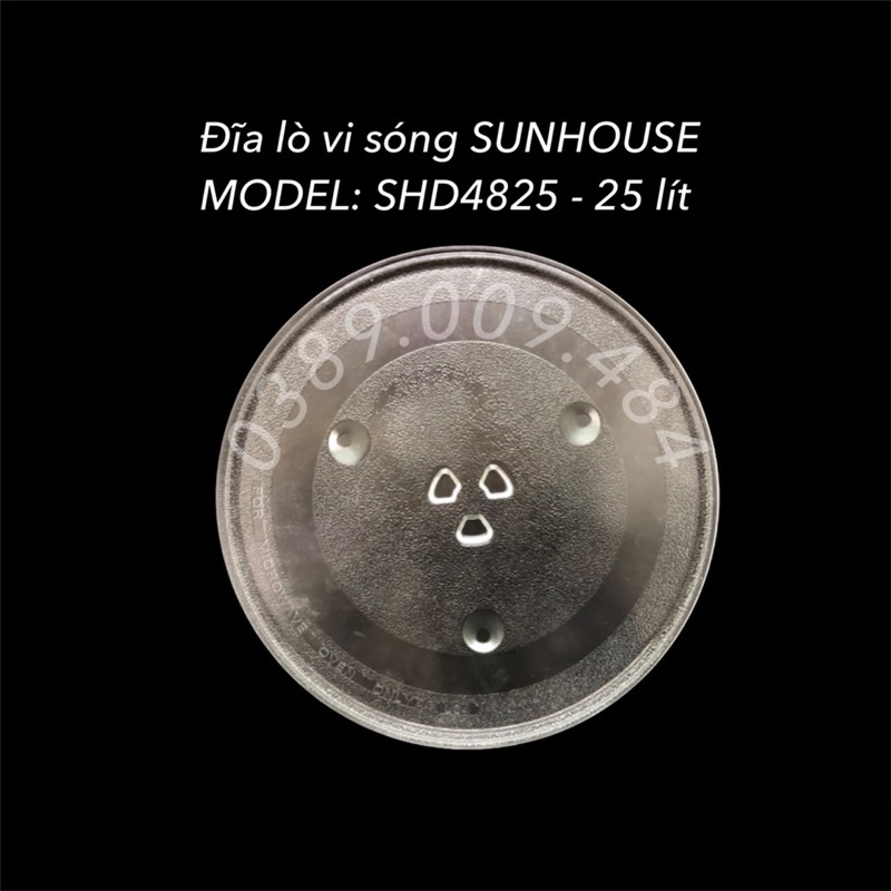 Đĩa lò vi sóng Sunhouse SHD4825 dung tích 25 lít chính hãng