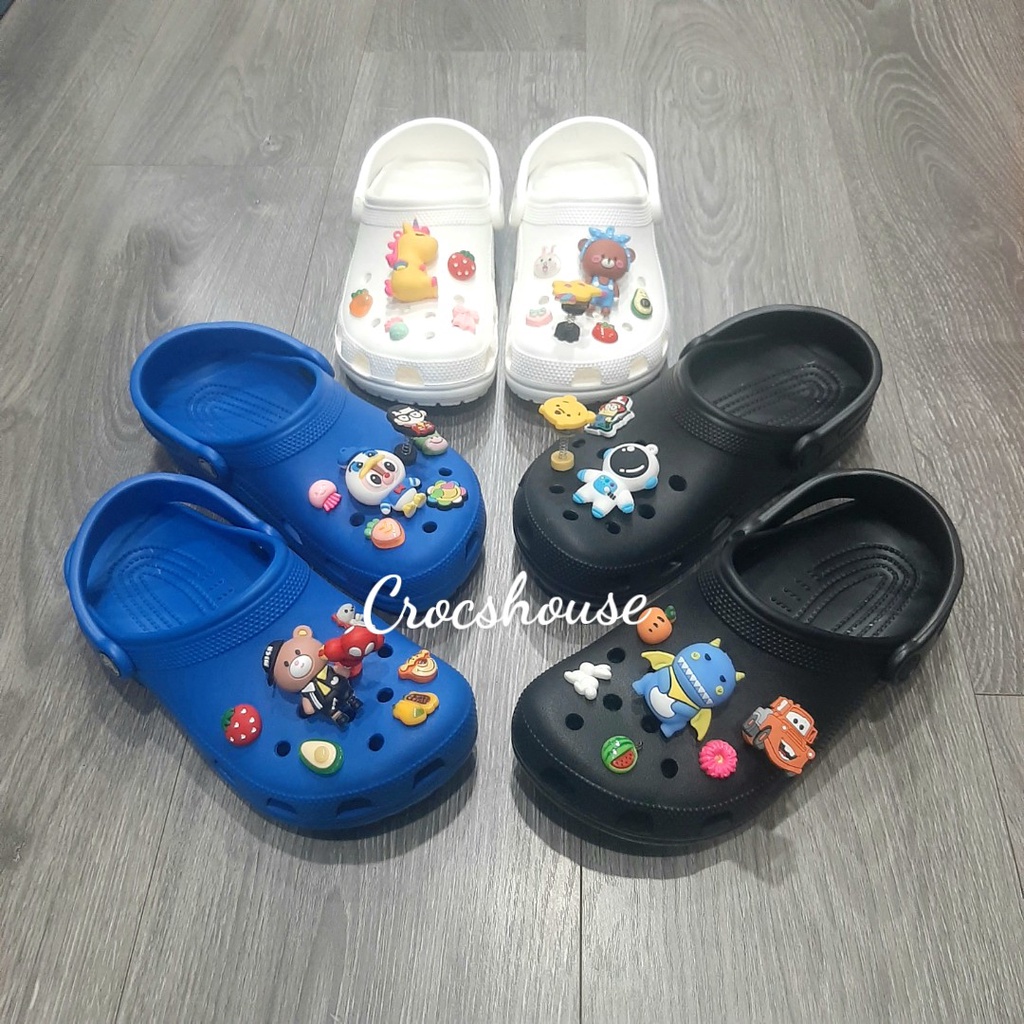 (Chính hãng) Dép sục crocs classic chính hãng nhiều màu nam nữ tặng kèm jibbitz, giày dép nam nữ - Crocs house