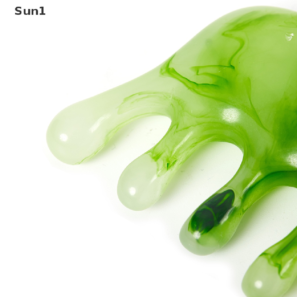 Sun1 &gt; 1 Lược Mát Xa Da Đầu Bằng Nhựa Resin Năm Răng Dày