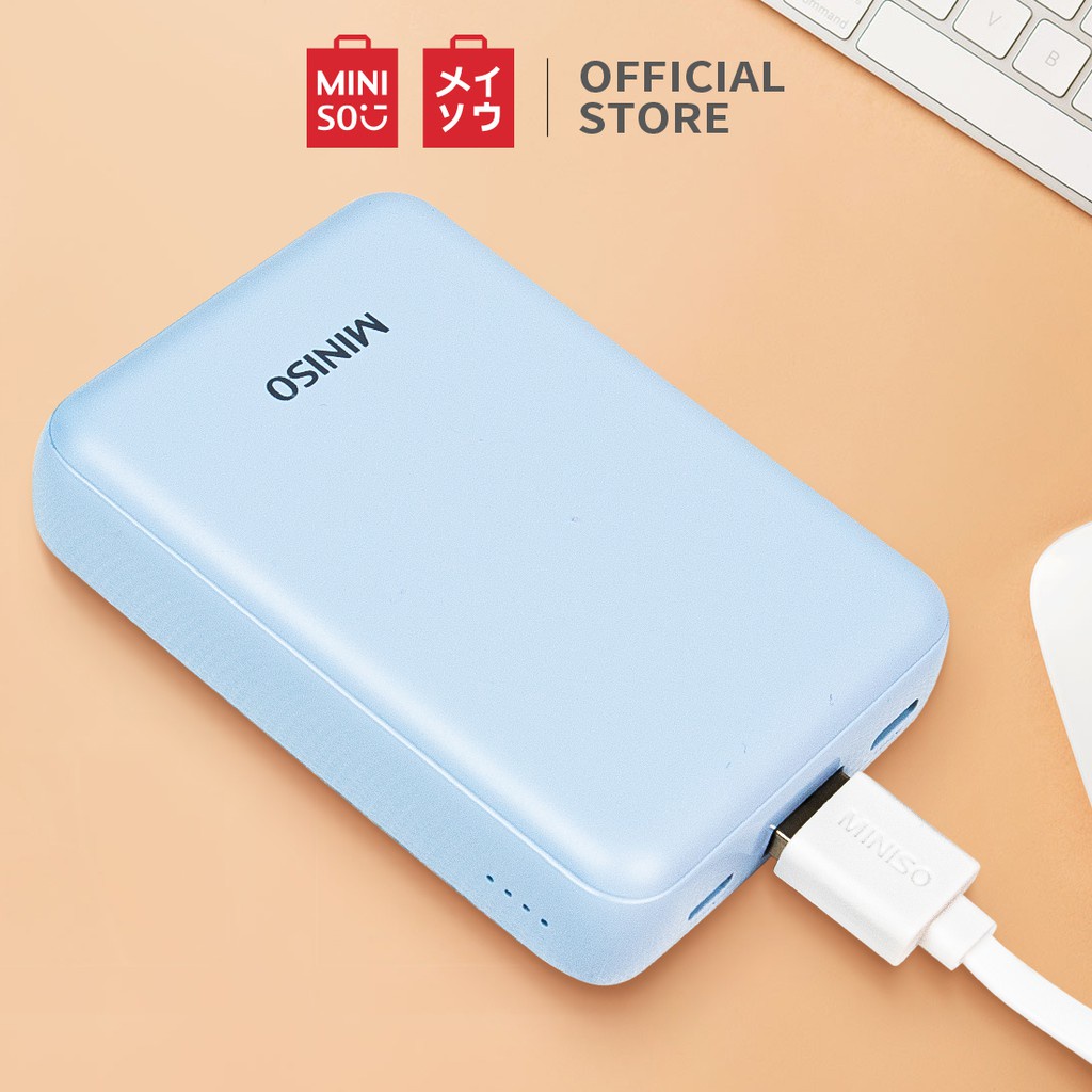 Pin sạc dự phòng nhỏ gọn Miniso 10000mAh (Nhiều màu) - Hàng chính hãng