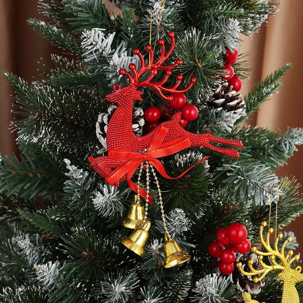 MUVAKO Dây Treo Trang Trí Giáng Sinh Năm Mới Hình Tuần Lộc