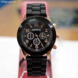 ĐỒNG HỒ NAM NỮ UNISEX GENEVA DÂY CAO SU THỜI TRANG CỰC ĐẸP