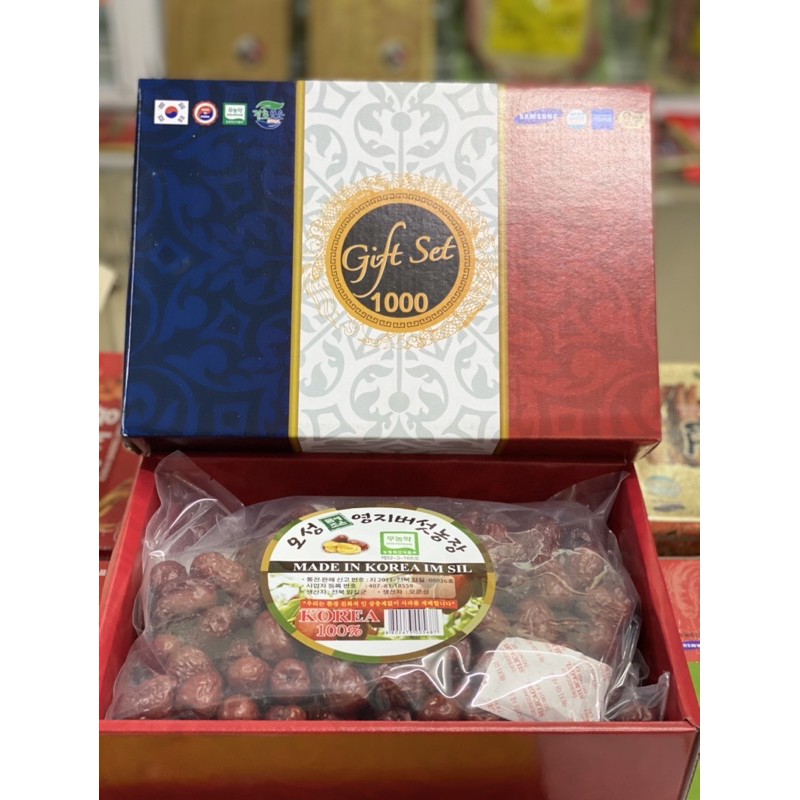 [Mã GROADO2 giảm 10% đơn 150K] [HÀNG MỚI VỀ] Táo Đỏ Sấy Khô Hộp Quà 1kg Hàn Quốc | BigBuy360 - bigbuy360.vn