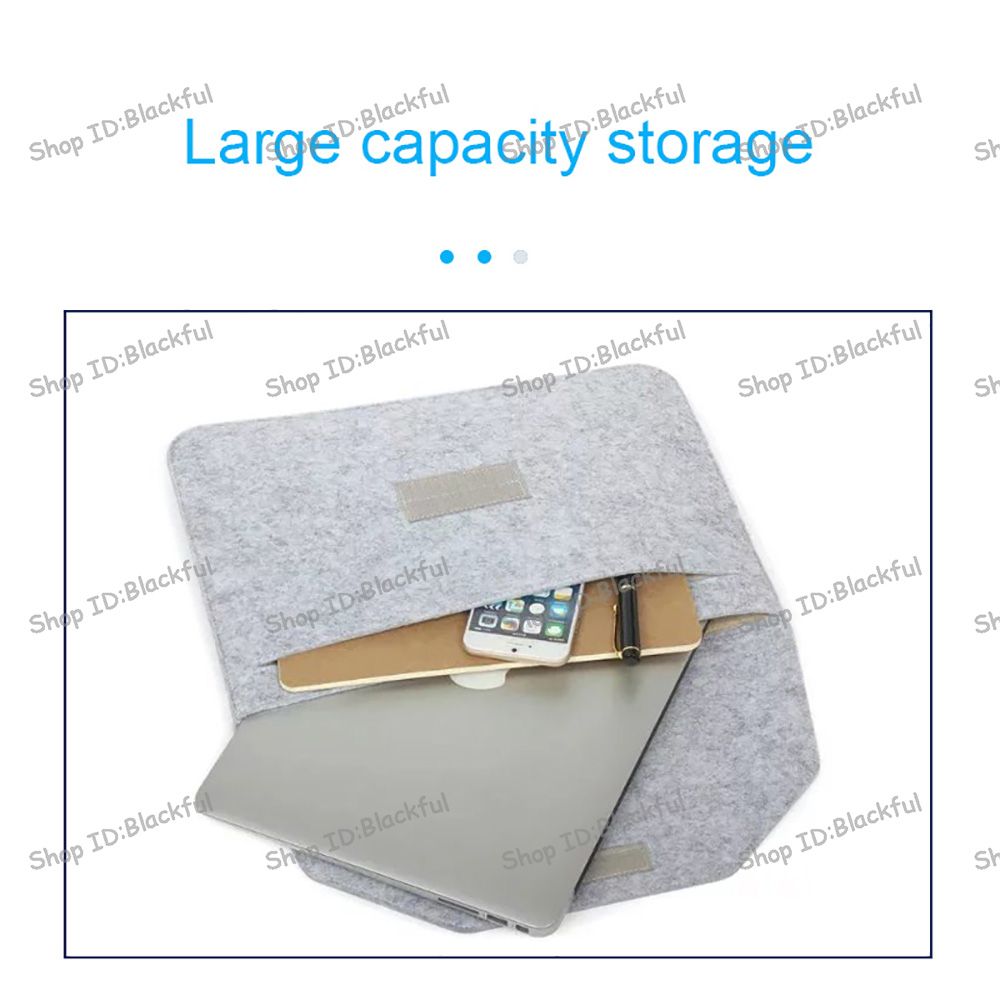 MAC Túi Đựng Bảo Vệ Bằng Vải Nỉ Cho Macbook Air Pro Retina 11 12 13 15 Inch 13.3 Inch | BigBuy360 - bigbuy360.vn