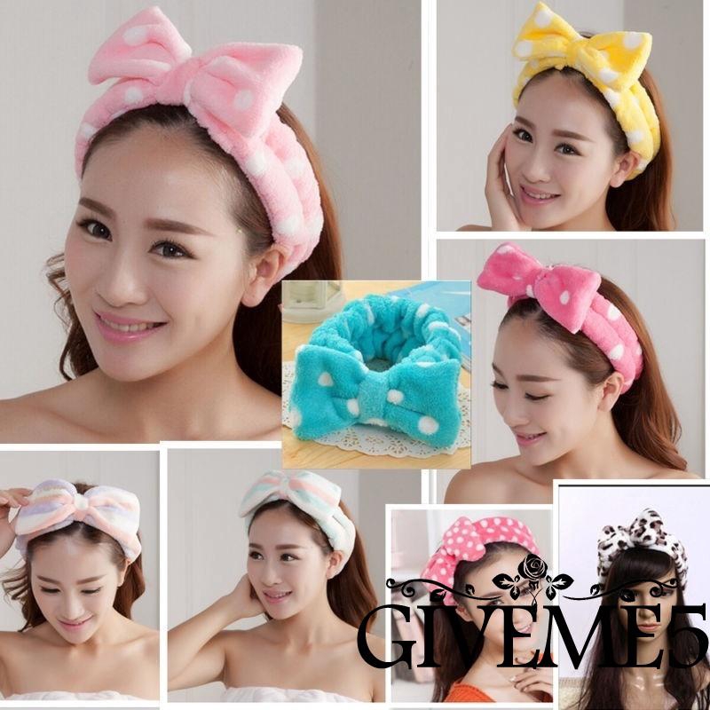 Băng đô mềm mại đính nơ xinh xắn