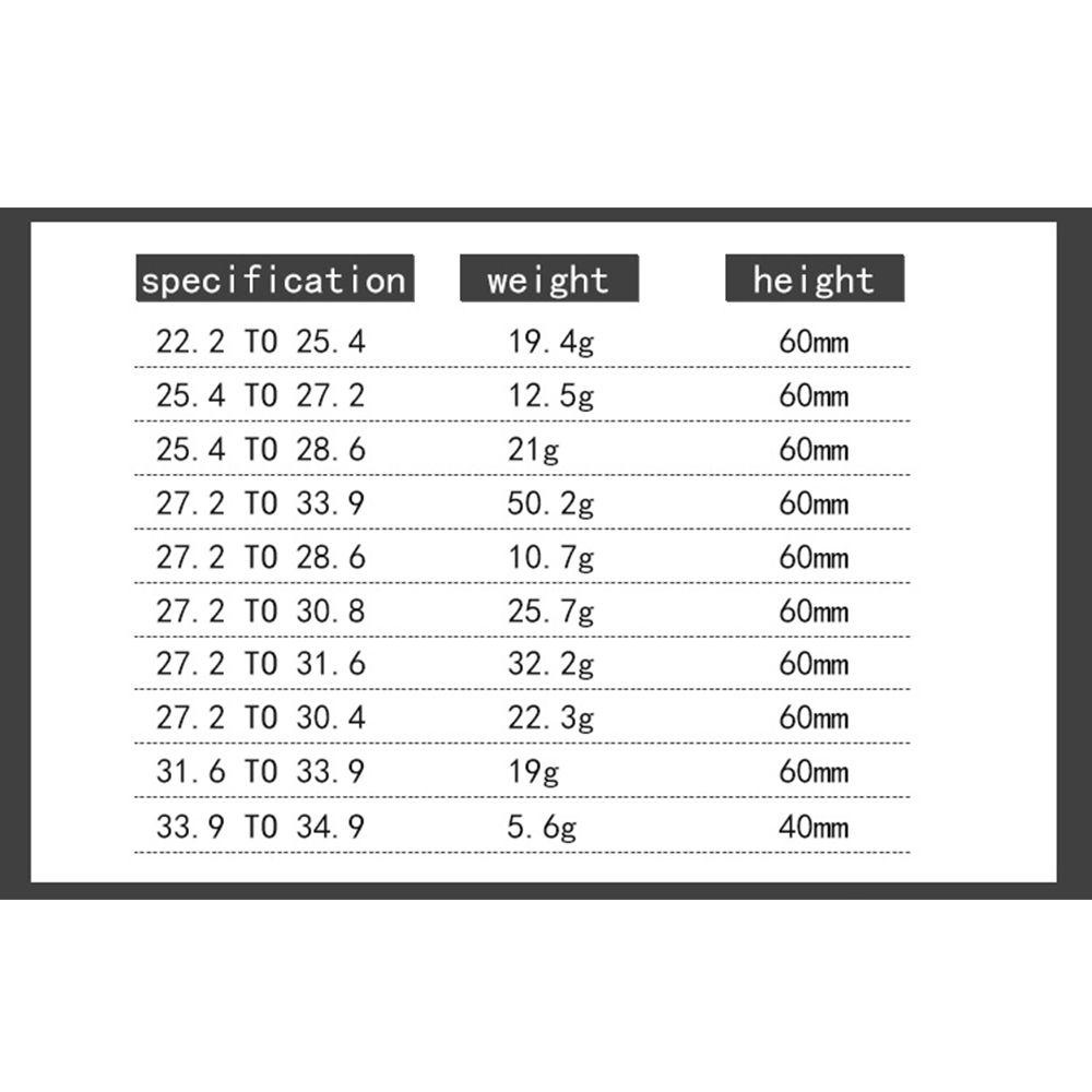 SHOUKEY 1 Ống Điều Hợp Yên Xe Đạp Leo Núi Giảm Âm Bằng Hợp Kim Nhôm Chất Lượng Cao