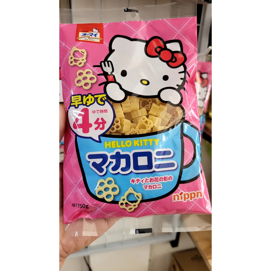 [HÀNG NHẬT CHÍNH HÃNG] Mì ống Hello Kitty hãng Nippn [Gói 150 gram]