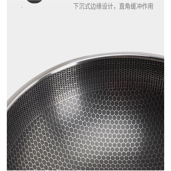 Chảo sâu lòng chống dính vân tổ ong size 32cm.