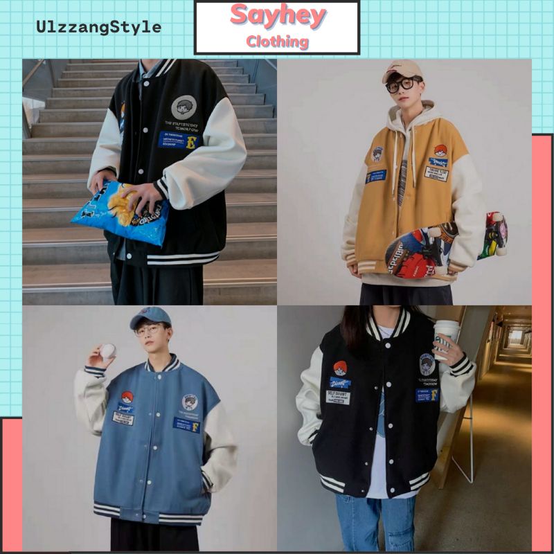 Áo Khoác Bomber DINNERS Nam Nữ Form Rộng Phong Cách Ulzzang - Sayhey Clothing