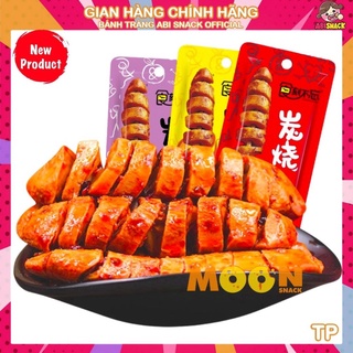 1 gói xúc xích xoắn xúc xích lốc xoáy tẩm vị ăn liền ăn vặt Hồ Nam