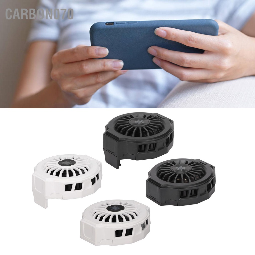 Carbon070 Bộ làm mát điện thoại RGB Giảm tiếng ồn Kép Cố định từ tính Sạc không dây Bảo vệ kép Tản nhiệt di động