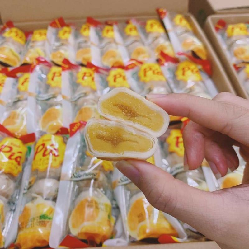 COMBO 5 GÓI BÁNH PÍA MINI ĐẬU SẦU RIÊNG - gói 130gr