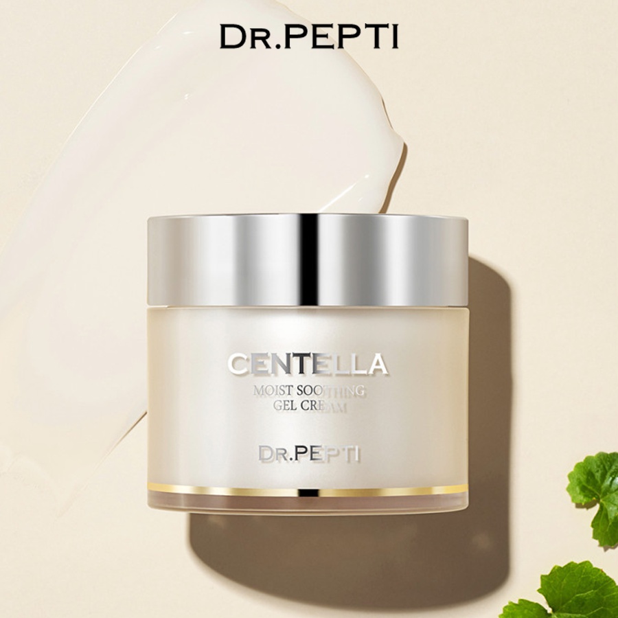 Kem Dưỡng Ẩm Chiết Xuất Rau Má Làm Dịu Da Dr.Pepti Centella Moist Soothing Gel Cream 70ml