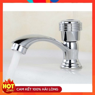 Vòi rửa mặt | Vòi lạnh lavabo cao cấp VL01 tặng dây cấp inox
