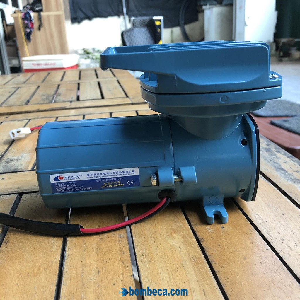 Máy sủi oxy dùng bình ắc quy 35W Resun MPQ-903