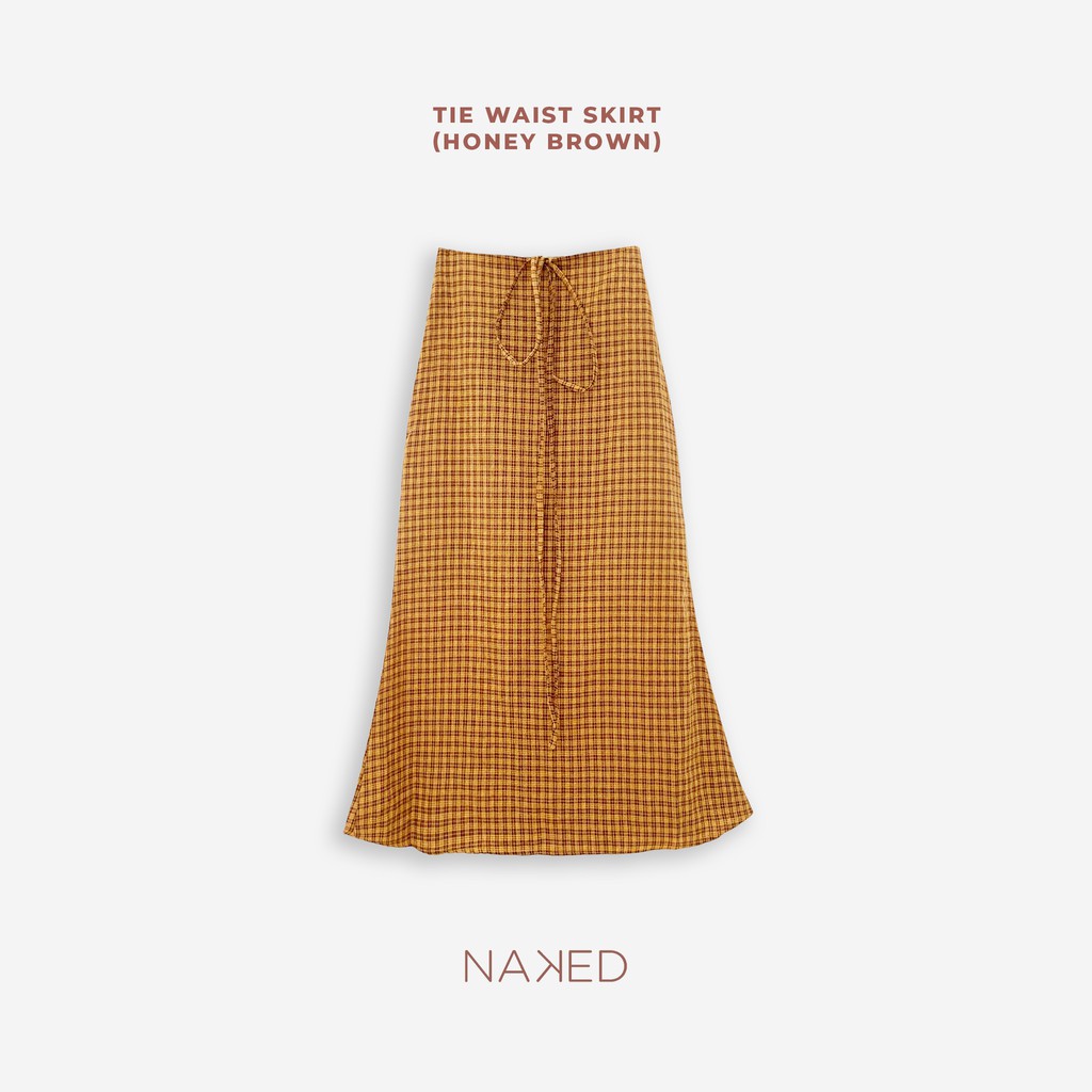 Naked By V - Chân váy buộc eo Tie Waist Skirt