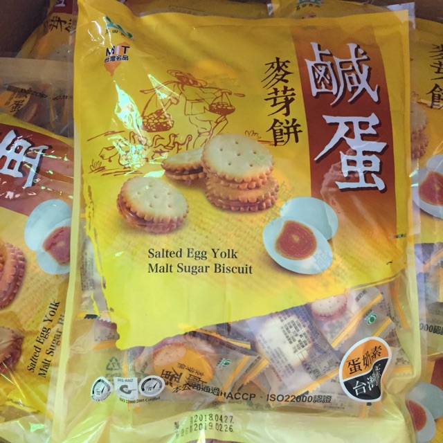 BÁNH QUY NHÂN TRỨNG MUỐI ĐÀI LOAN 500gr DATE 02/2022 | BigBuy360 - bigbuy360.vn