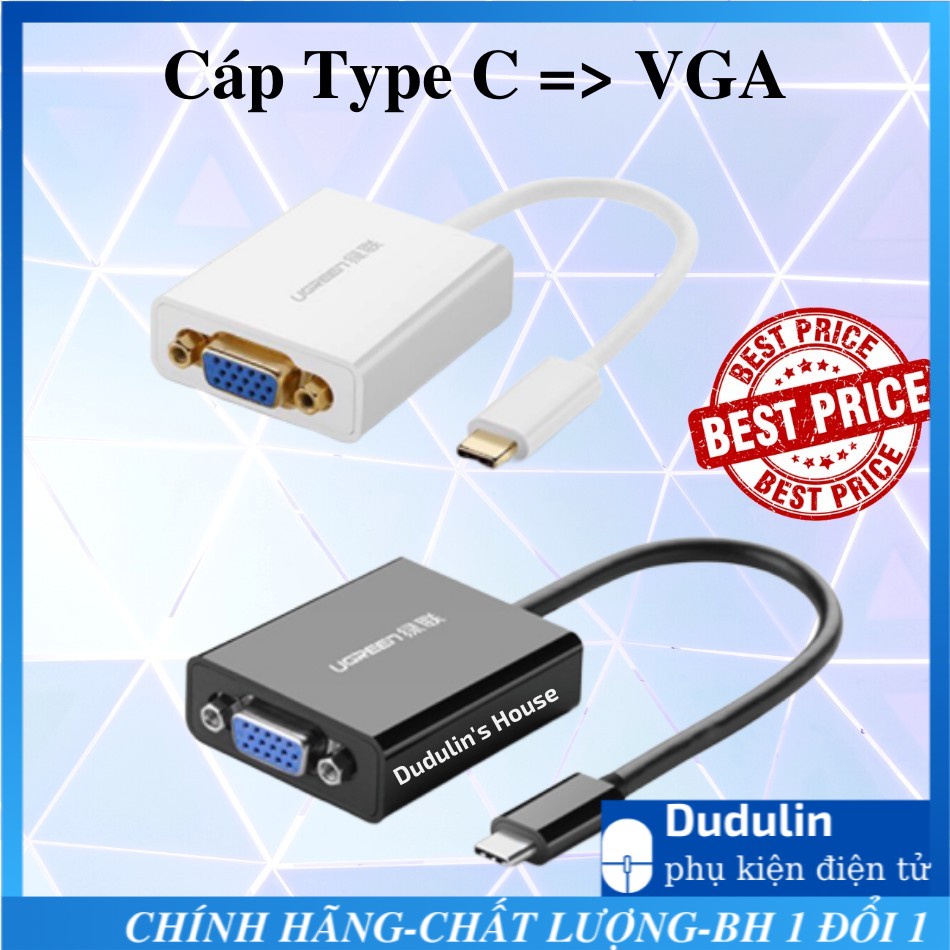 Cáp Chuyển Type-C Ra VGA