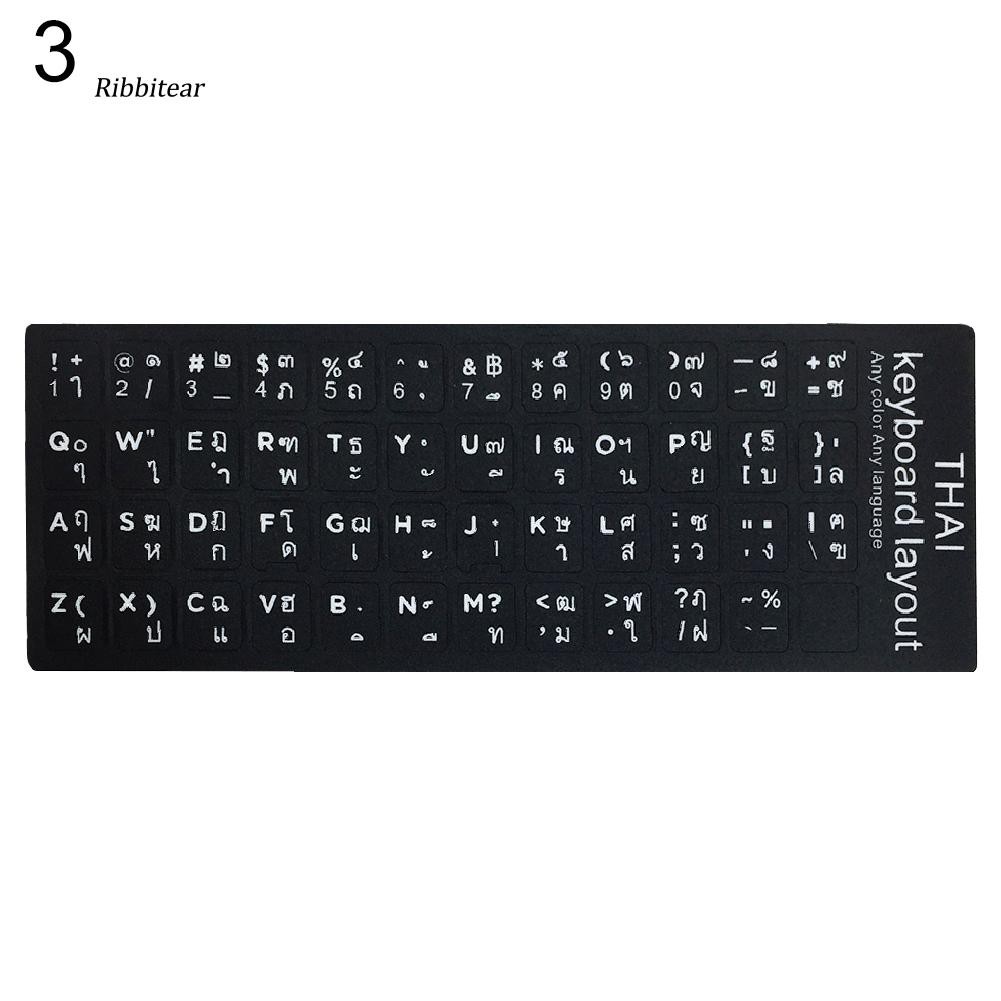 Miếng dán bàn phím máy tính hỗ trợ gõ ngoại ngữ có thể lựa chọn ngôn ngữ phù hợp với công việc | BigBuy360 - bigbuy360.vn