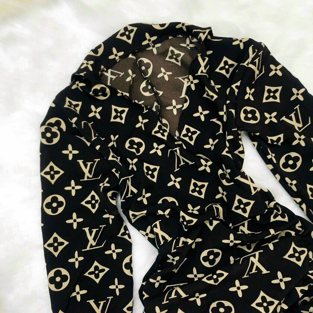 Váy Đầm Body Tay Dài Dự Tiệc In Họa Tiết Chữ Chất Lụa Mềm Mịn Kiểu Dáng Sang Trọng, Quyến Rũ Thời Trang Nữ Minh Phúc