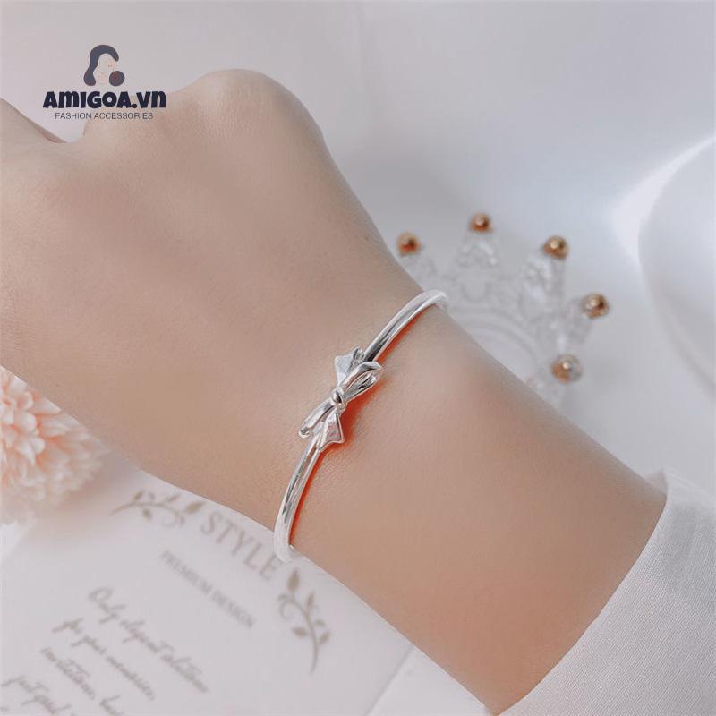 ✨✨Vòng Tay Đính Nơ Cảm Giác Chạm Cao Cấp Thiết Kế Sang Trọng Thời Trang Cho Nữ