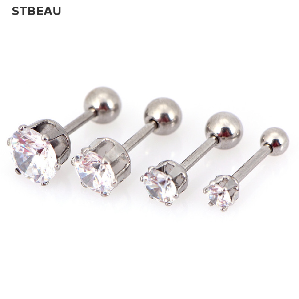 1 Đôi Khuyên Tai Thép Titan Thời Trang Cá Tính