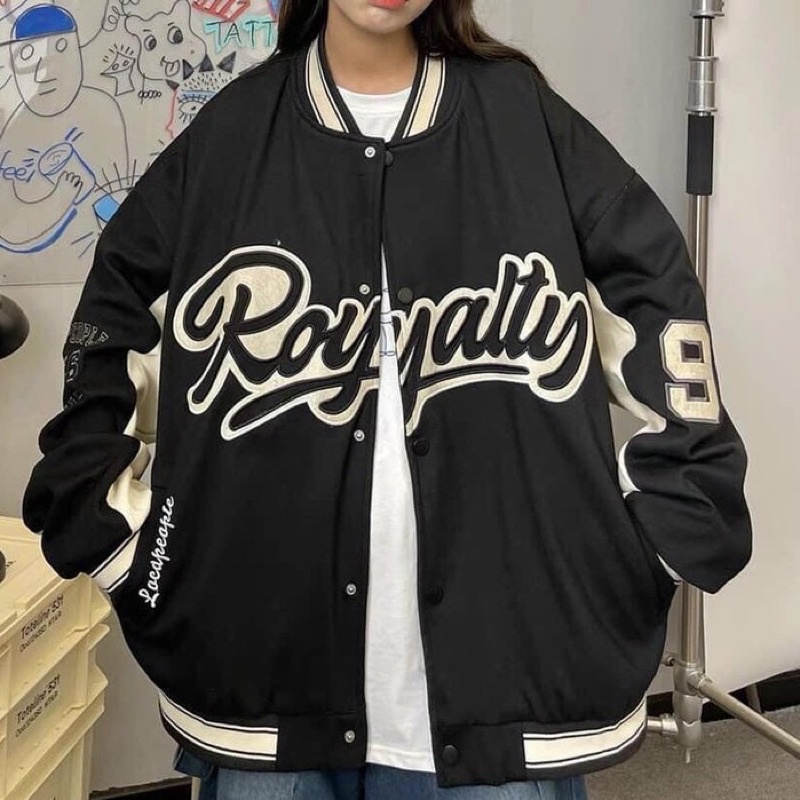 [ ẢNH THẬT] Áo Khoác Bomber Kaki 2 Lớp Dày Dặn From Rộng Unisex 2 Màu Đen/Be phong cách Ulzzang