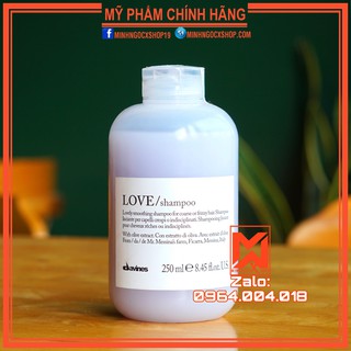 DAVINES LOVE SMOOTHING SHAMPOO 250ML Dầu Gội Siêu Mượt DAVINES Chính Hãng