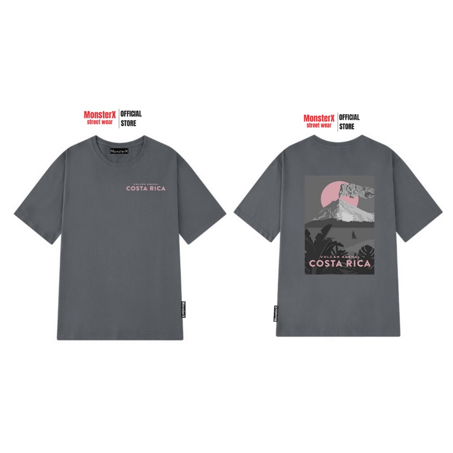 Áo thun unisex MONSTER X STREET Costa Rica phông tay lỡ nam nữ form rộng Local Brand
