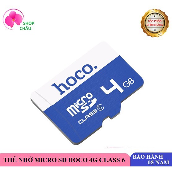 Thẻ Nhớ Micro SD Hoco 4G 15MB/s Class 6 Chính Hãng