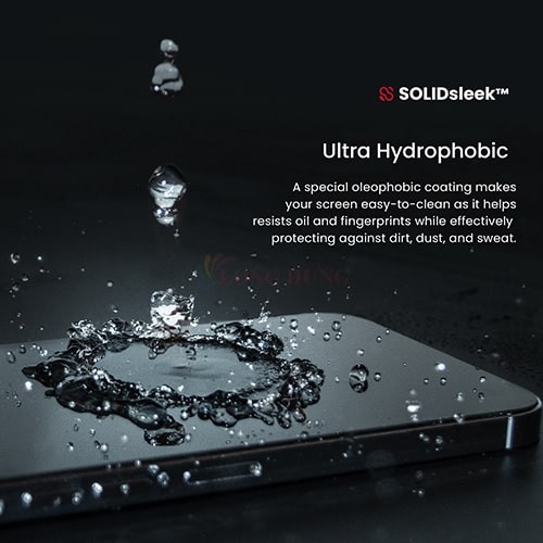Dán màn hình cường lực Full viền Zeelot SOLIDsleek iPhone 13 Series (hỗ trợ Kit dán) - Hàng chính hãng