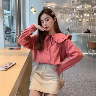 [ORDER] ÁO KIỂU SƠ MI CỔ BÈO ULZZANG 7-15DAYS