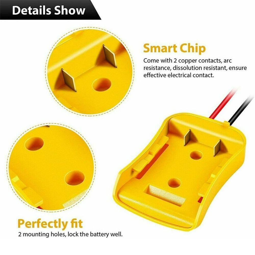 MYRONGVN Bộ Chuyển Đổi Nguồn Điện Cho Dock DeWALT 20V Max 18V