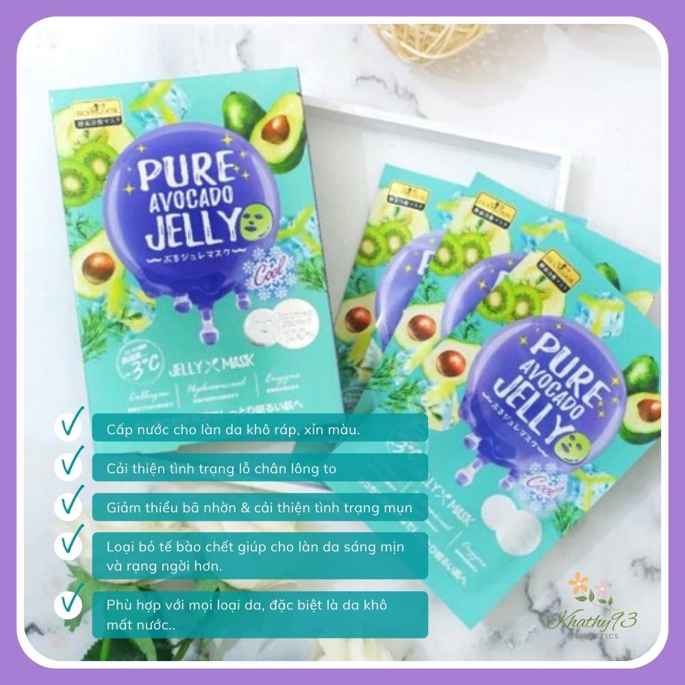 Mặt Na Sexylook Thạch Jelly Cấp Ẩm, Trắng Sáng Da Hộp 3 Miếng