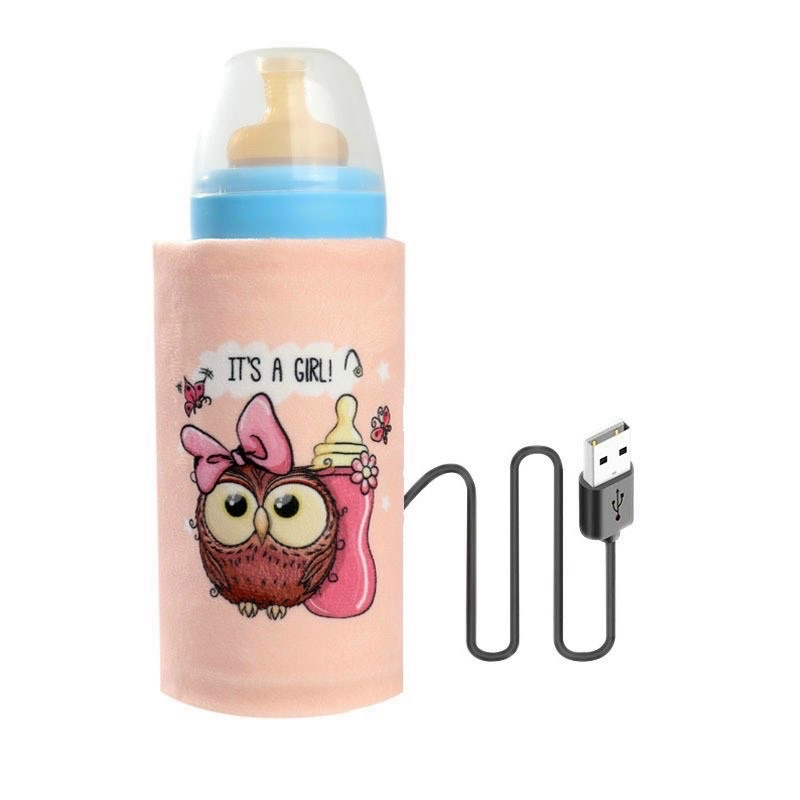 Túi ủ bình sữa thông minh(có sạc USB) giữ bình ở nhiệt đô 40 độ C