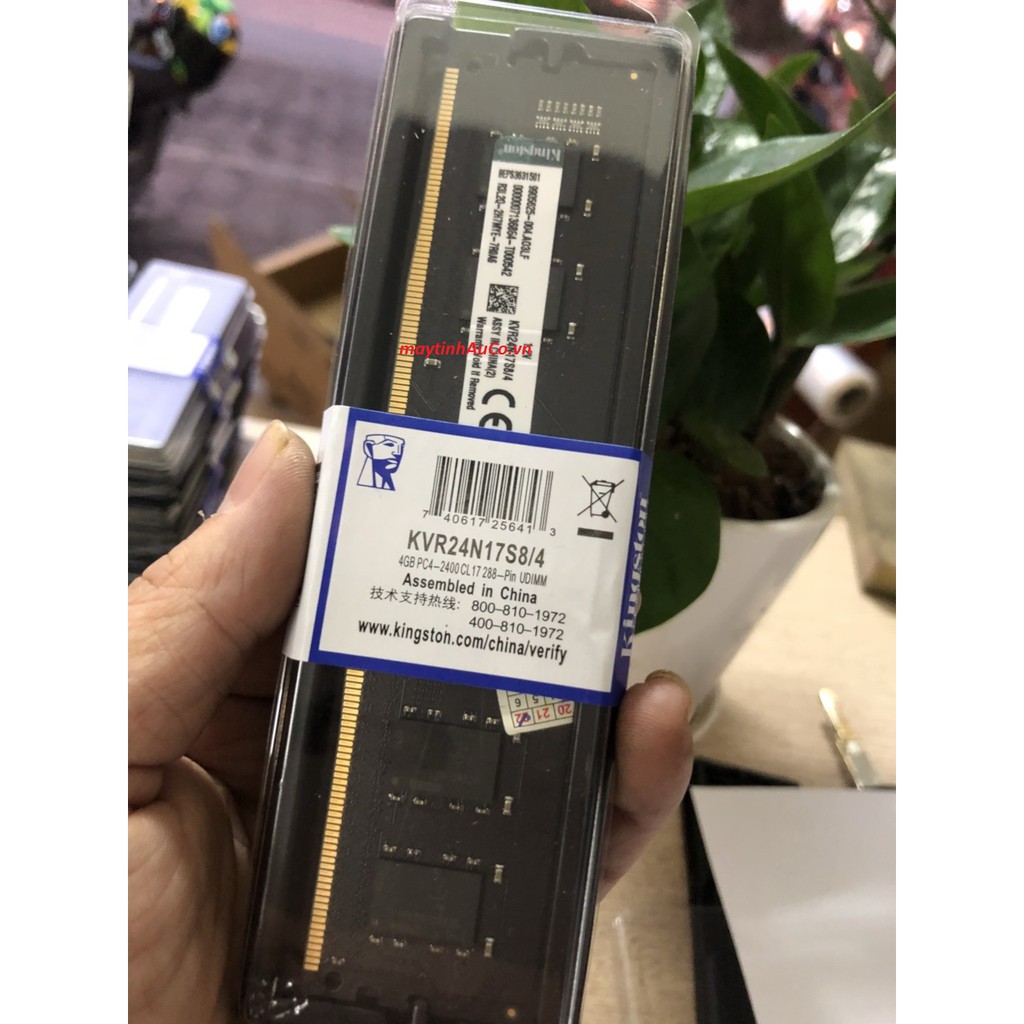 [Mã ELMS05 giảm 5% đơn 300k]Ram Kingston DDR4 4GB Bus 2400MHz mới 100%-Bảo Hành 03 năm | BigBuy360 - bigbuy360.vn
