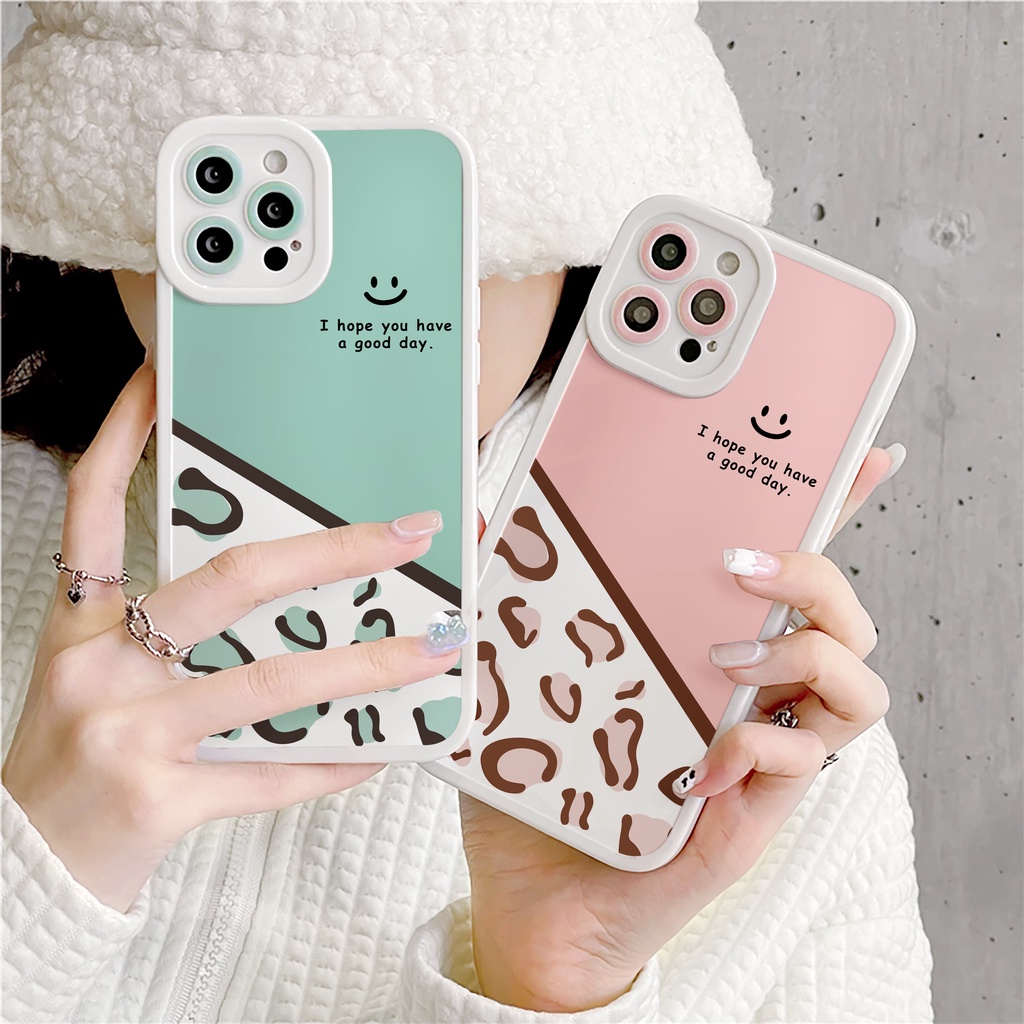 Ốp lưng iphone Good day bóng cạnh vuông 6/6plus/6s/6splus/7/7plus/8/8plus/x/xs/11/12/13/14/pro/max/promax/plus/shin/case