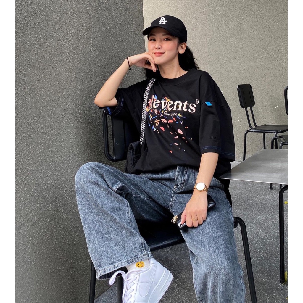 Áo thun Levents Floral trắng đen local brand abfall.vn