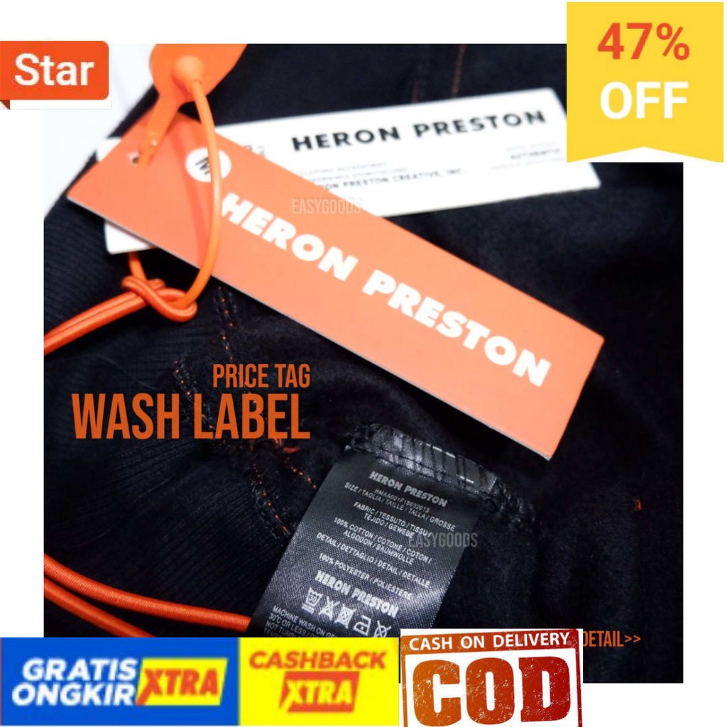 Áo Hoodie 100% Cotton Size M - Xxl / Nasa X Heron Preston Fw 1990