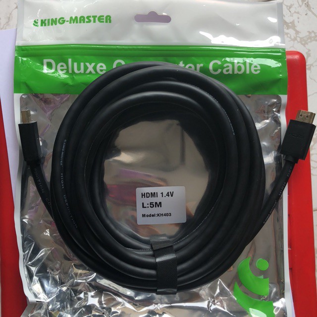 Cáp Hdmi KINGMASTER (1.4) 1.5M/ 3M/ 5M- Hãng Phân Phối, Bảo Hành 6 Tháng - 1 Đổi 1