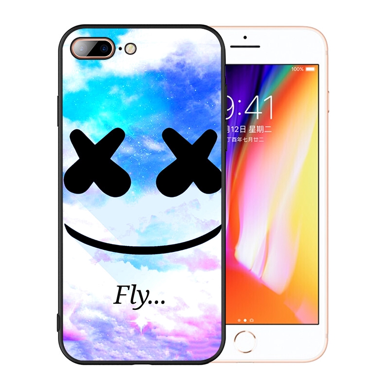 Ốp Lưng Tpu Mềm In Hình Dj Marshmello Cho Iphone Xs Max / Xr / X / 5s / 6s / 7 / 8 Plus