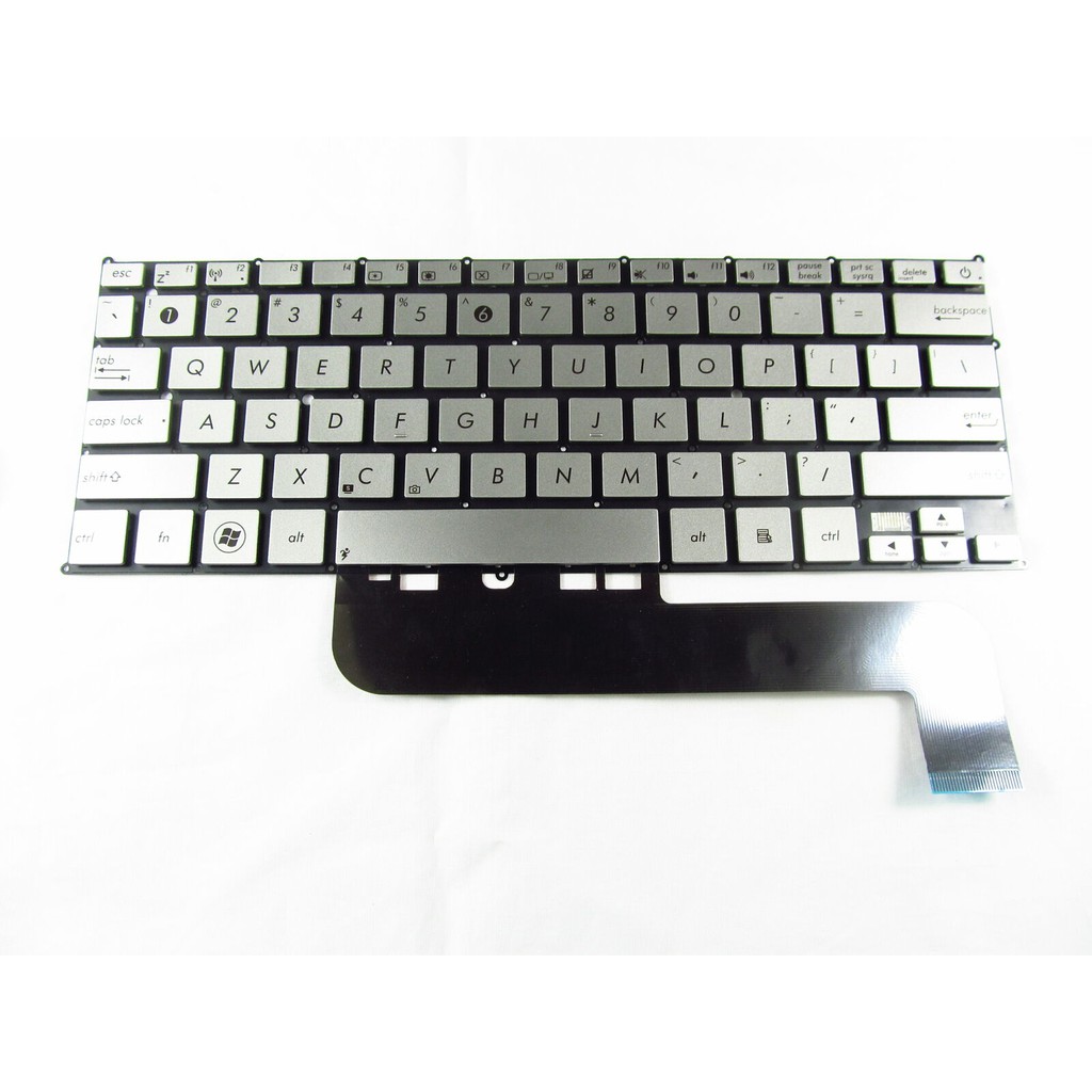 Bàn Phím Laptop ASUS Zenbook UX21E Màu Bạc Chuẩn US Layout - Hàng Mới 100%