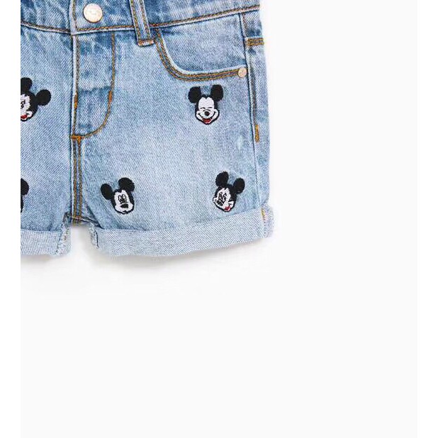 Quần sooc thêu Mickey Z.ara