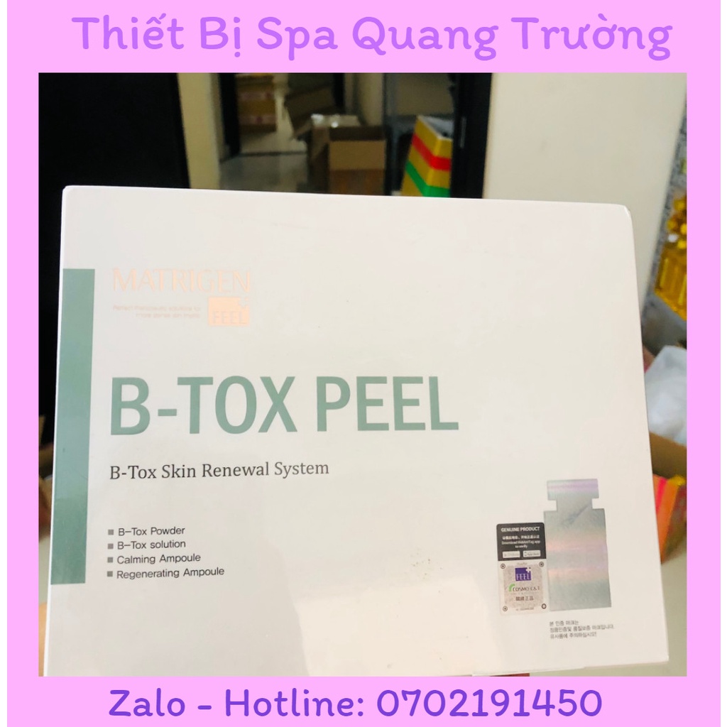 Thay da sinh học Hàn Quốc B-Tox BTOX PEEL MATRIGEN vi tảo 4 màu - Thiết Bị Spa Quang Trường